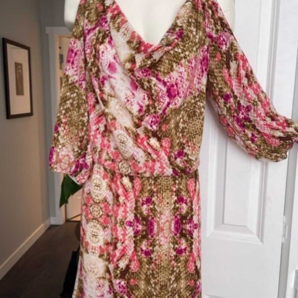 Floral print dress